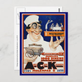  Briefkaart: Restaurant & Eten Catering Briefkaart (Voorkant / Achterkant)