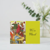 Briefkaart Retro Festive Southwest verplaatst nieu (Staand voorkant)