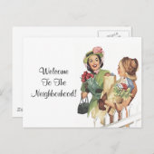 Briefkaart Retro Welkom bij de groep (Voorkant / Achterkant)