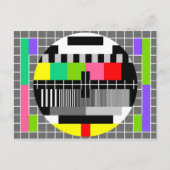 briefkaart "Retrotelevisie" (Voorkant)