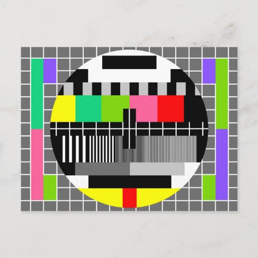 briefkaart "Retrotelevisie" (Voorkant)