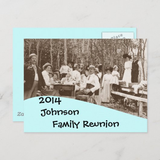 Briefkaart  reünie (Voorkant / Achterkant)