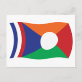 Briefkaart reunion Flag (Voorkant)