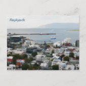 Briefkaart Reykjavik IJsland (Voorkant)