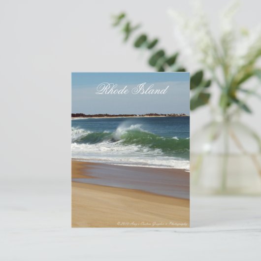 Briefkaart Rhode Island (Staand voorkant)