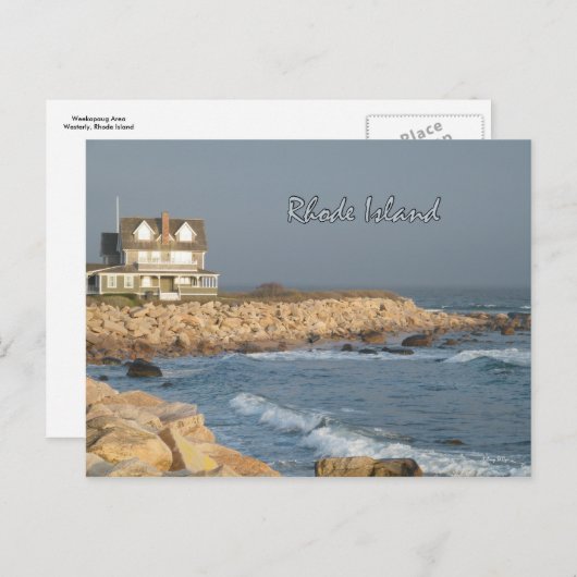 Briefkaart Rhode Island (Voorkant / Achterkant)
