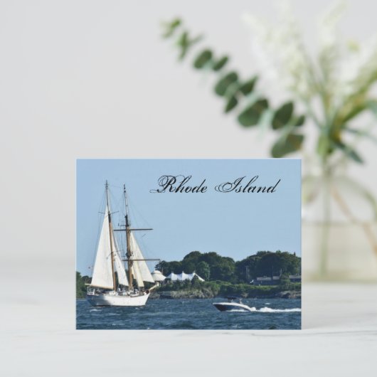 Briefkaart Rhode Island (Staand voorkant)