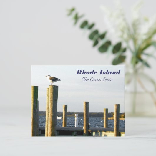 Briefkaart Rhode Island (Staand voorkant)