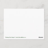 Briefkaart Riesling Wine Grapes (Achterkant)