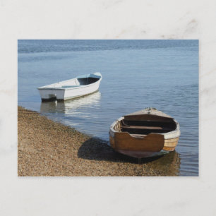 Briefkaart Rij Boats