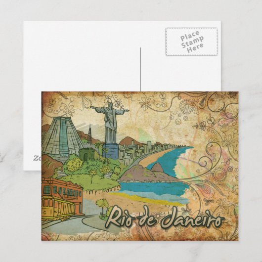 Briefkaart Rio de Janeiro (Voorkant / Achterkant)