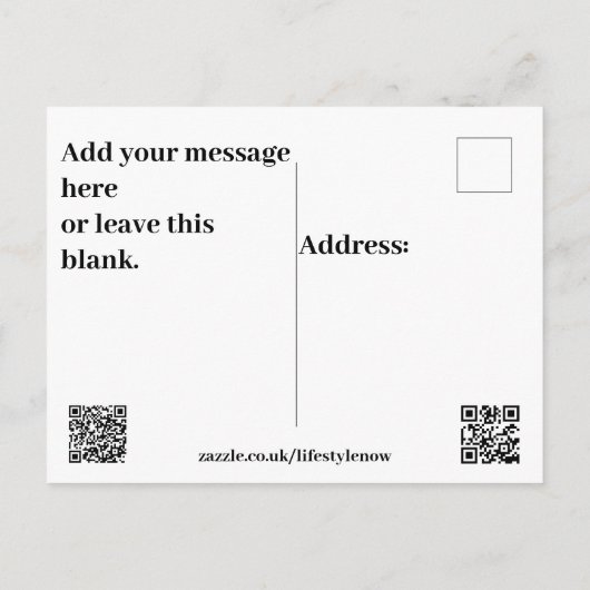 Briefkaart - Robin hoods Bay (Achterkant)