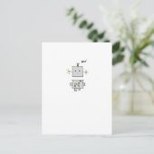 Briefkaart- Robot Briefkaart (Staand voorkant)