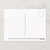 Briefkaart - Rochester van het meer van Ontario (Achterkant)