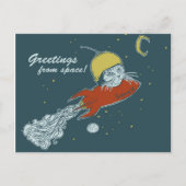 briefkaart - rocketship (Voorkant)