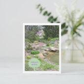 briefkaart "RockGarden at Inniswood" (Staand voorkant)