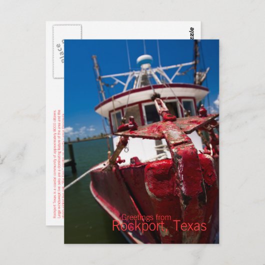 Briefkaart - Rockport, Texas (Voorkant / Achterkant)
