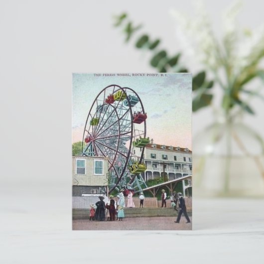 Briefkaart - Rocky Point, eiland Rhode (Staand voorkant)