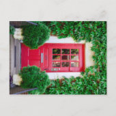 Briefkaart rode deur (Voorkant)