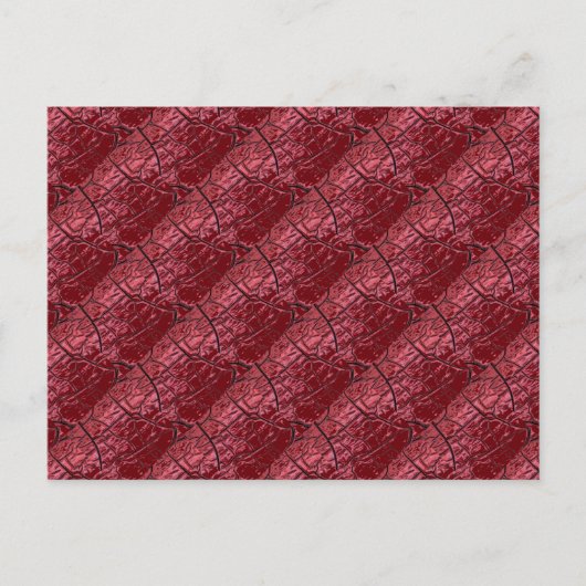 Briefkaart rode drakenschalen (Voorkant)