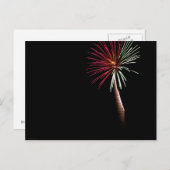 Briefkaart rode en groene handpalm (Voorkant / Achterkant)