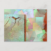 Briefkaart-Rode Kite in de windcollage Briefkaart (Voorkant)