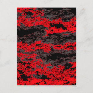 Briefkaart rode klompen