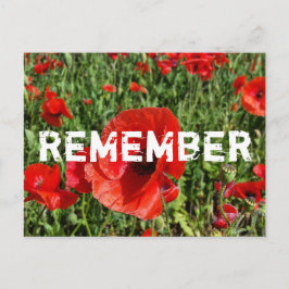 Briefkaart Rode papaver