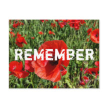 Briefkaart Rode papaver