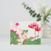 Briefkaart rode papaver (Staand voorkant)