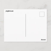 Briefkaart rode vos (Achterkant)