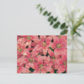 Briefkaart Rode Waterverf Lilies (Staand voorkant)