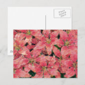 Briefkaart Rode Waterverf Lilies (Voorkant / Achterkant)