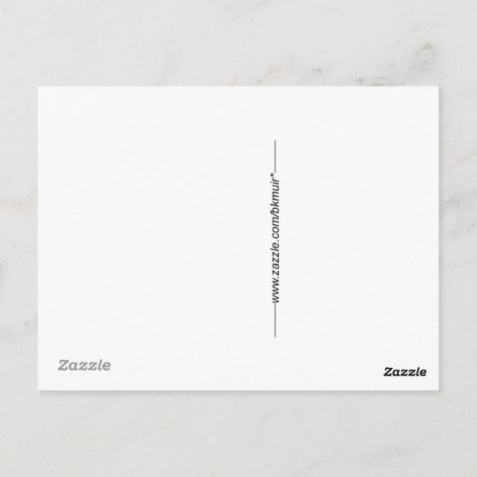 Briefkaart - Rode, witte en blauwe blokillusie (Achterkant)