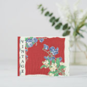  Briefkaart rode zakdoek (Staand voorkant)