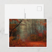 Briefkaart - Romantic Misty Autumn Day (Voorkant / Achterkant)