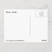 Briefkaart Rome (Achterkant)