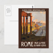 briefkaart Rome Italië (Voorkant / Achterkant)