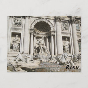 briefkaart Rome Italië Trevi