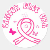 Briefkaart Ronde Sticker (Voorkant)