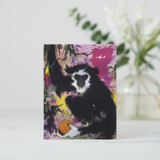  Briefkaart rondreis in het Verre Oosten van Gibbo (Staand voorkant)