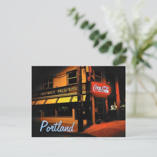 Briefkaart Roos Portland (Staand voorkant)