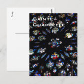 Briefkaart Roos sainte-Chappelle (Voorkant / Achterkant)