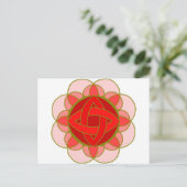 briefkaart "Root Chakra" (Staand voorkant)
