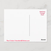 briefkaart "Root Chakra" (Achterkant)