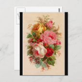 Briefkaart - Rose Bouquet (Voorkant / Achterkant)