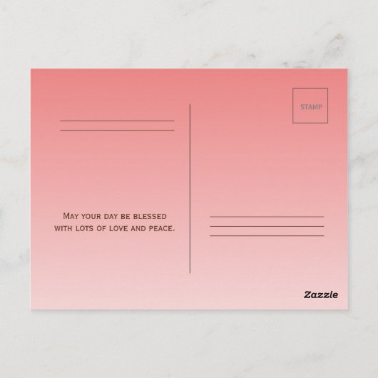 Briefkaart Royal Poinciana (Achterkant)