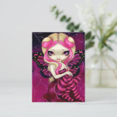 briefkaart "Roze bliksem" (Staand voorkant)