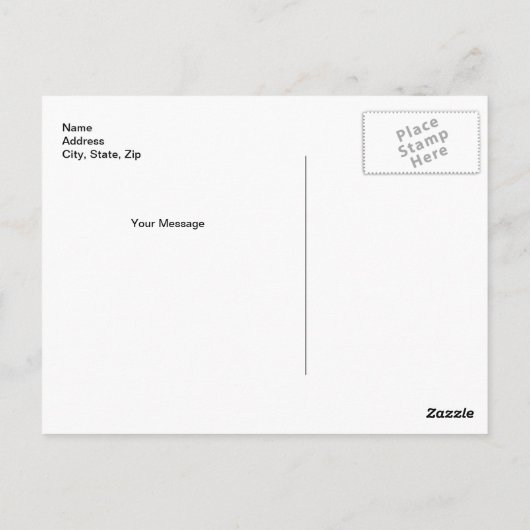 Briefkaart Roze bloemen (Achterkant)