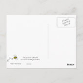 Briefkaart Roze bloemen (Achterkant)